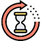 A white and yellow hourglass with an arrow in the middle

AI-generated content may be incorrect.